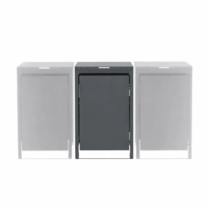 Kliko ombouw - aanbouwdeel - grijs 7016