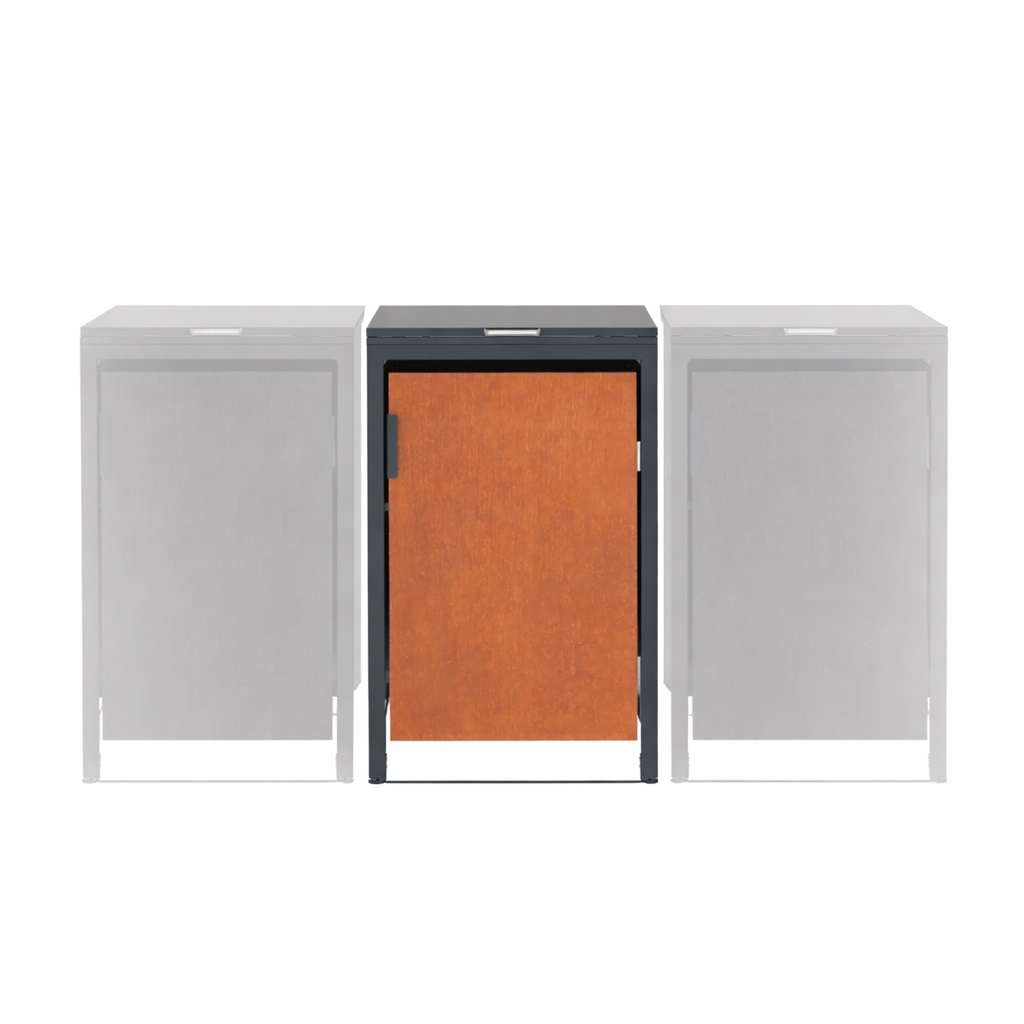 Kliko ombouw - uitbreiding - 'roest look'